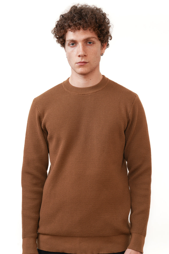 Wiktor | Maglione Premium con Texture a Nido d'Ape