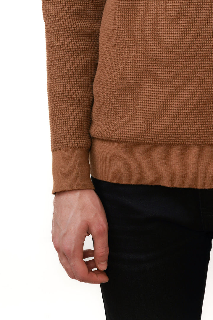 Wiktor | Maglione Premium con Texture a Nido d'Ape