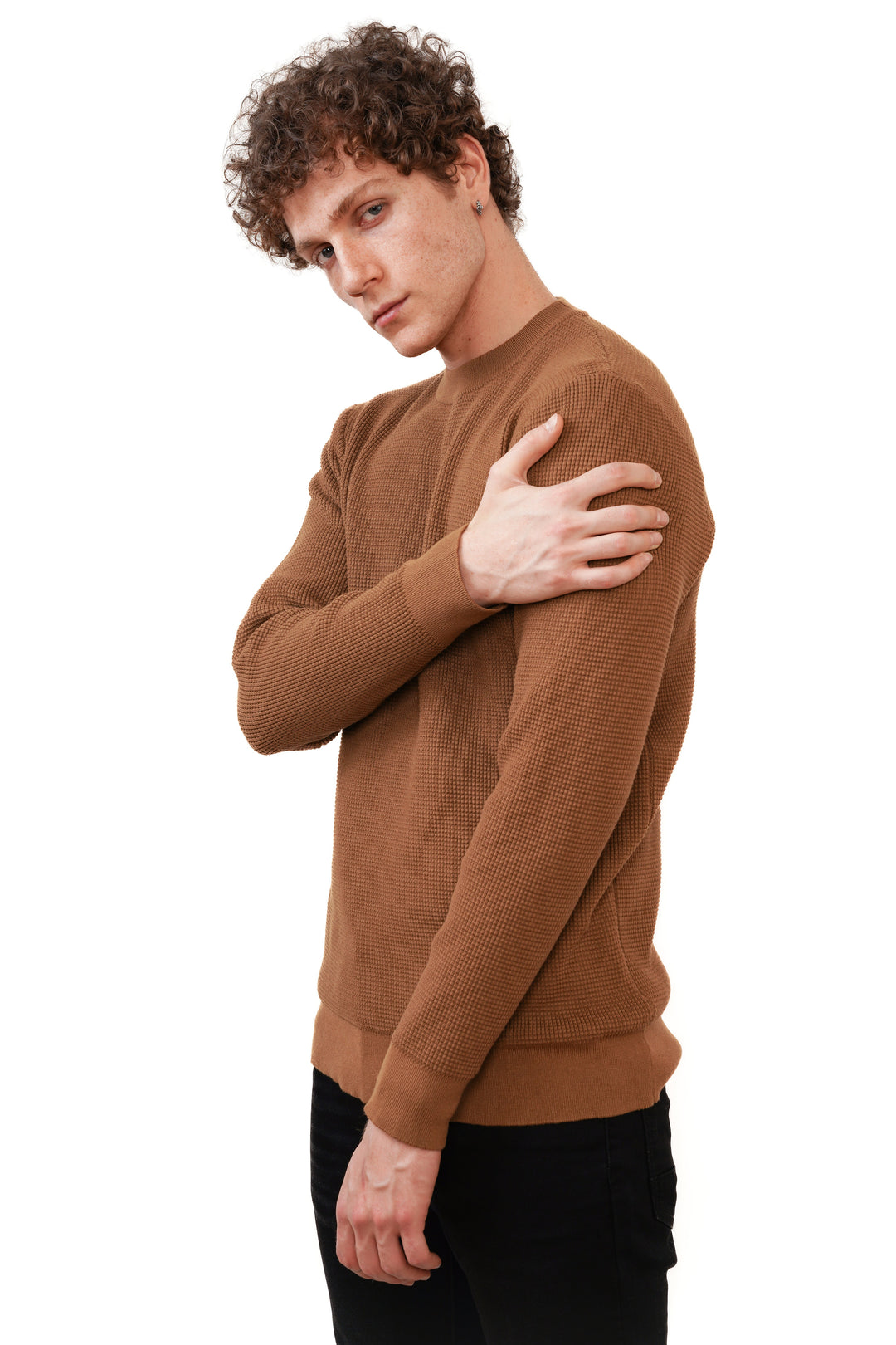Wiktor | Maglione Premium con Texture a Nido d'Ape