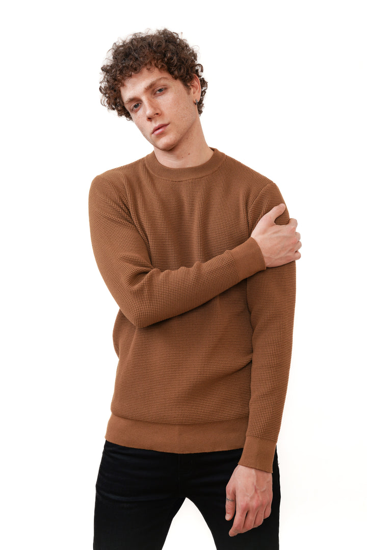 Wiktor | Maglione Premium con Texture a Nido d'Ape