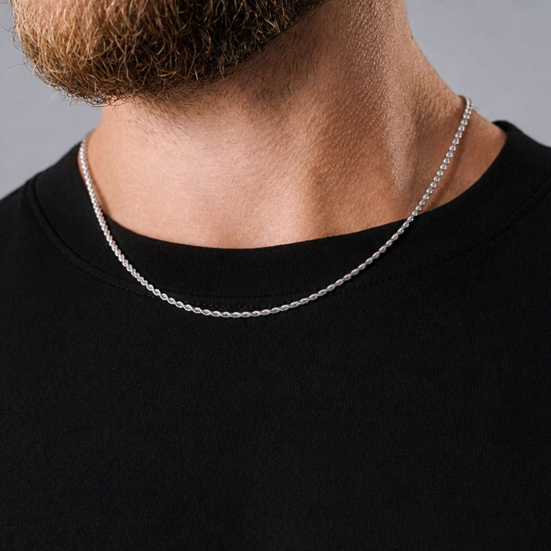Vivo Stile | Catena a corda in argento (2,5 mm)
