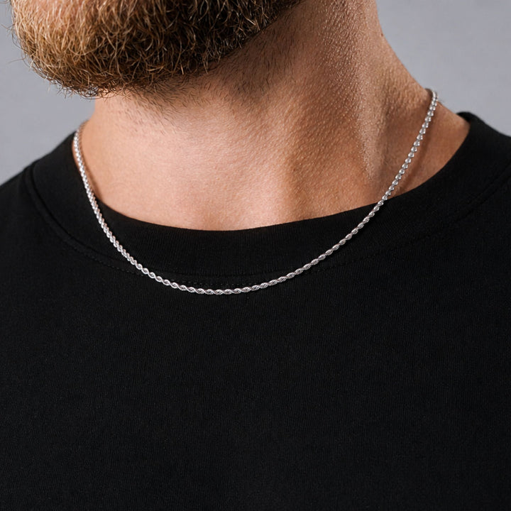 Vivo Stile | Catena a corda in argento (2,5 mm)