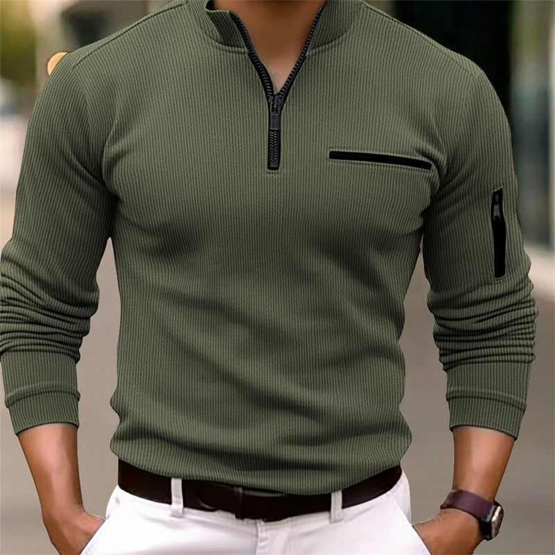 Gusteous | T-shirt a maniche lunghe con zip