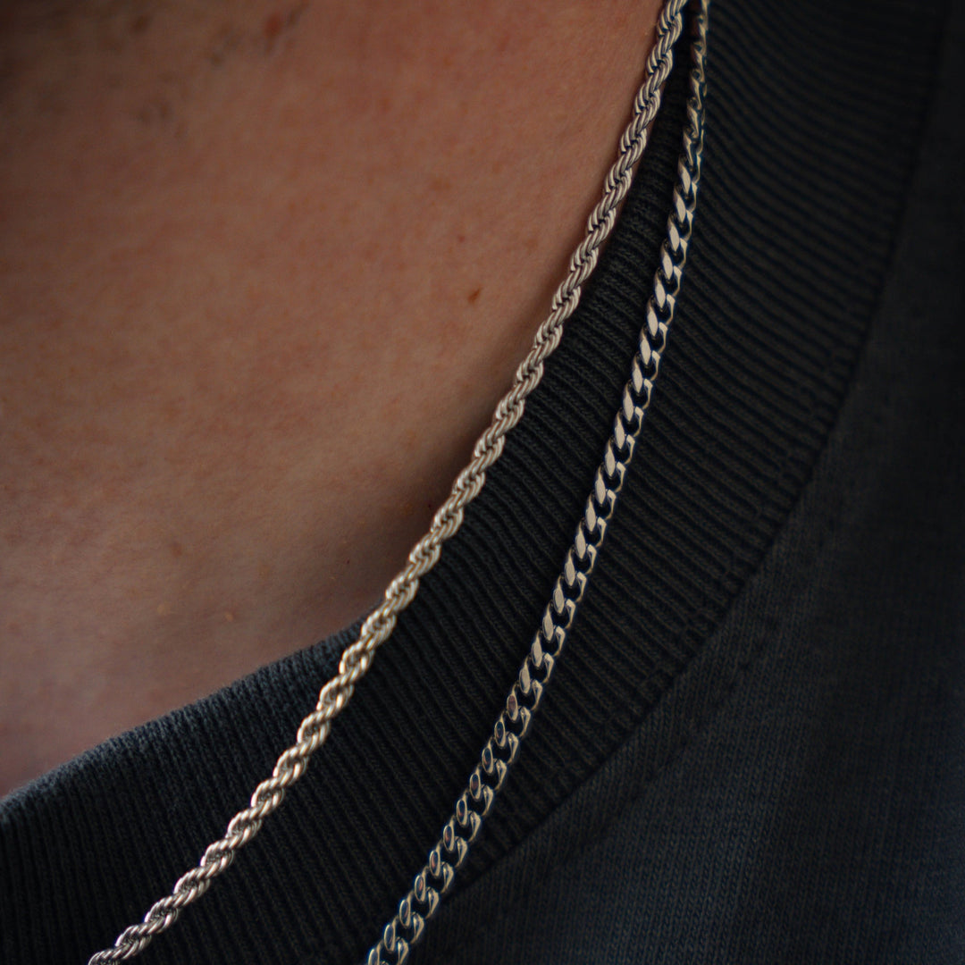 Vivo Stile | Catena a corda in argento (2,5 mm)