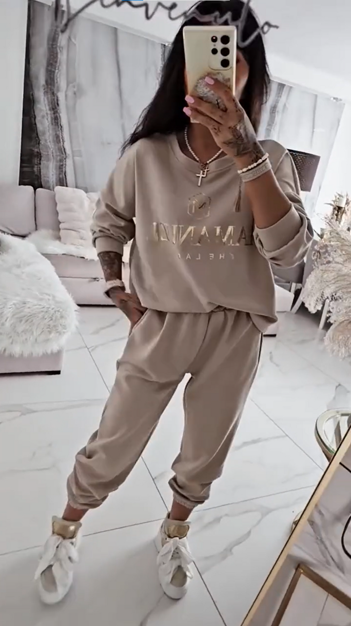 ⏳ Offerta a tempo limitato! ⏰ Set casual da donna, top stampato e pantaloni larghi