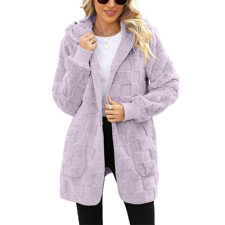☃️Sconto limitato del 49%❄️[S-5XL]🌸Novità per l'inverno: giacca in pile a quadri da donna per il tempo libero