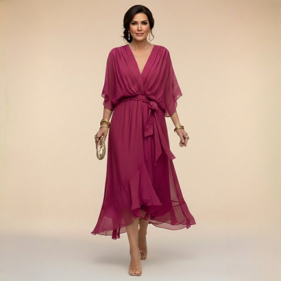 VivoStile | V-neck dress