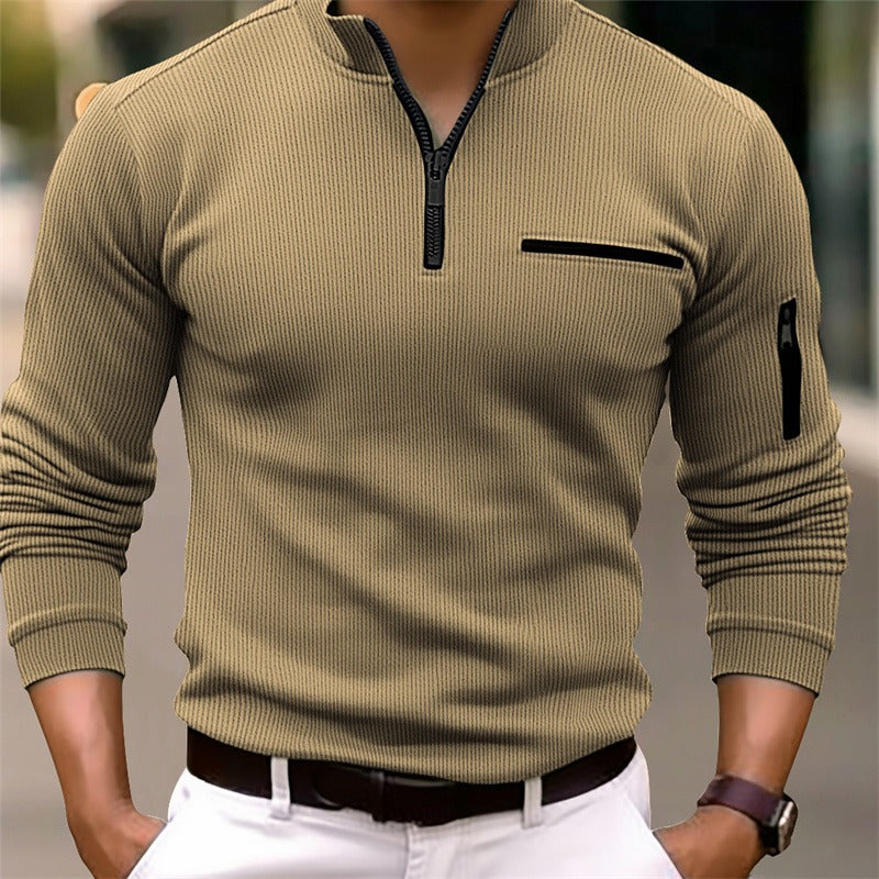 Gusteous | T-shirt a maniche lunghe con zip