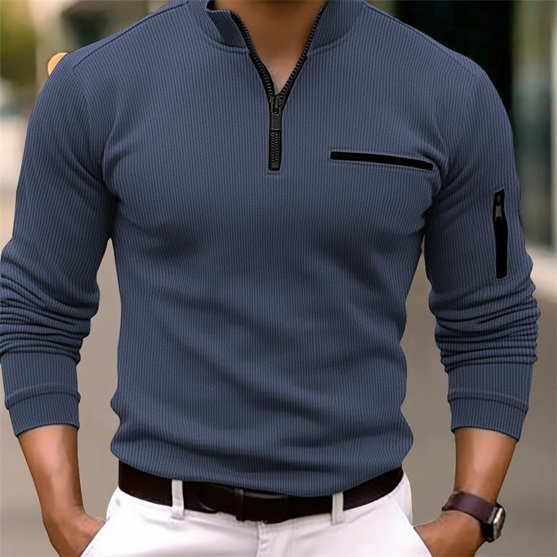 Gusteous | T-shirt a maniche lunghe con zip