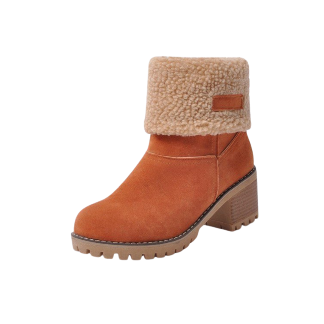 Hannah | Stivaletti Invernali Comodi con Risvolto