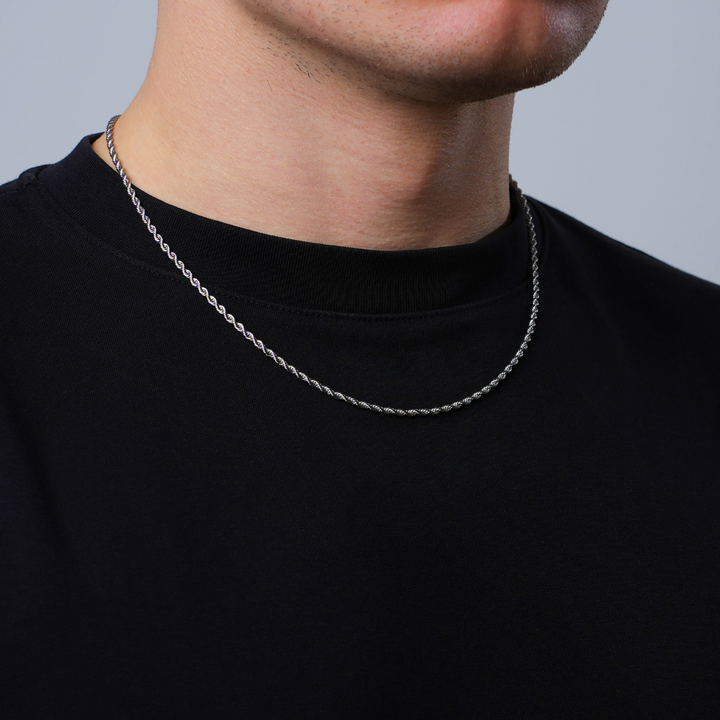 Vivo Stile | Catena a corda in argento (2,5 mm)