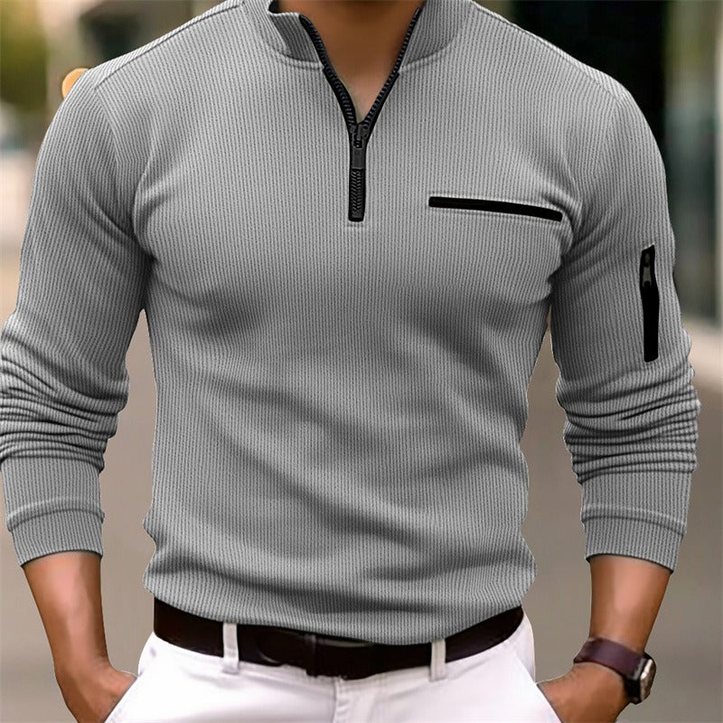 Gusteous | T-shirt a maniche lunghe con zip