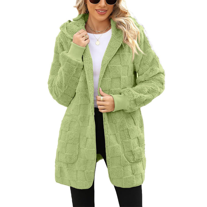 ☃️Sconto limitato del 49%❄️[S-5XL]🌸Novità per l'inverno: giacca in pile a quadri da donna per il tempo libero