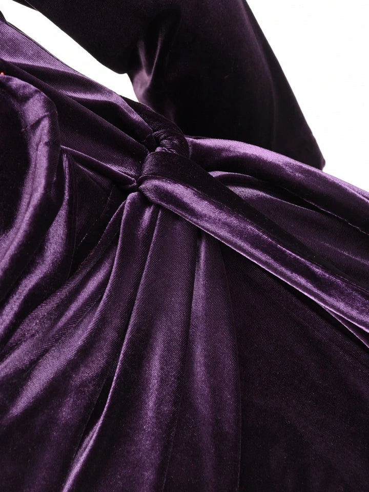 VÆRA™ | Abito natalizio in velluto
