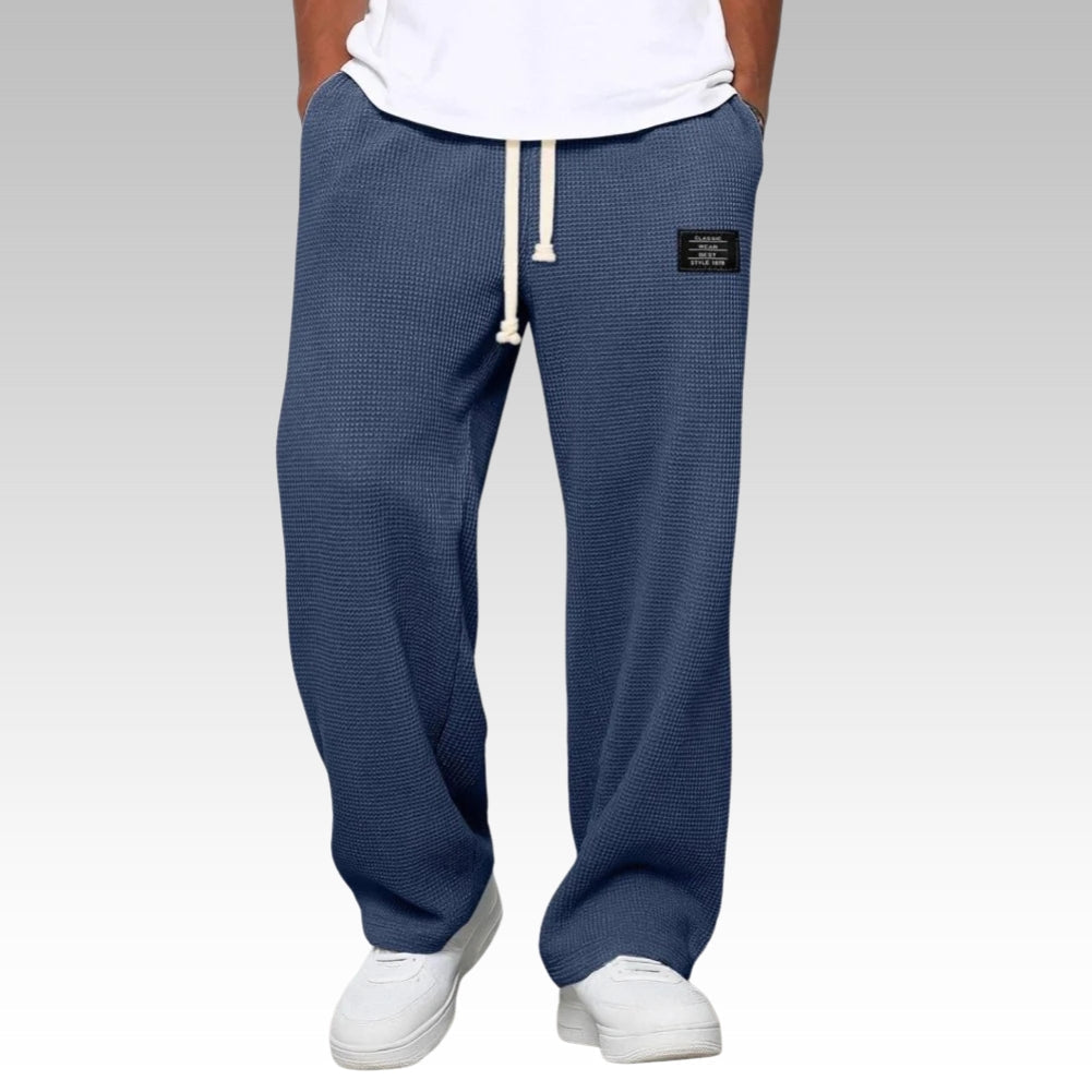 Samuel – Pantaloni comodi a gamba larga con vita regolabile