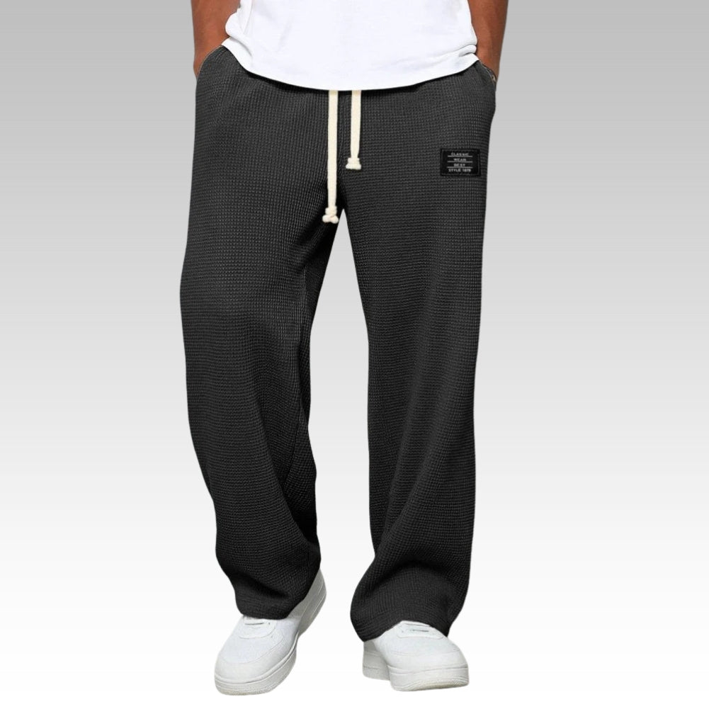 Samuel – Pantaloni comodi a gamba larga con vita regolabile