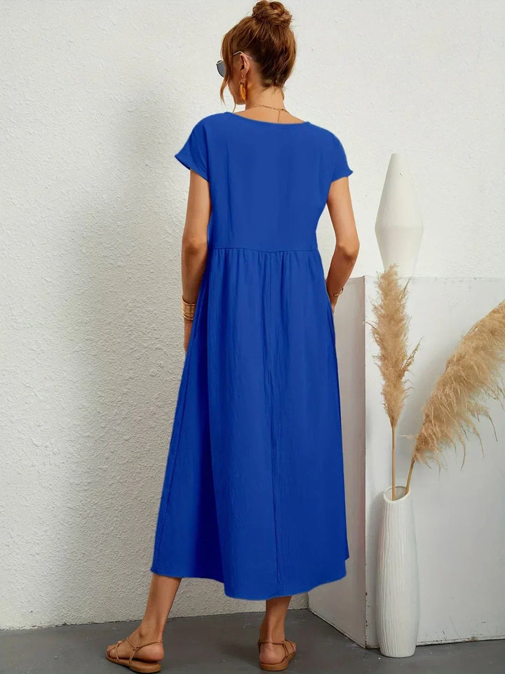 Gabrielle | Abito midi elegante dal design intramontabile