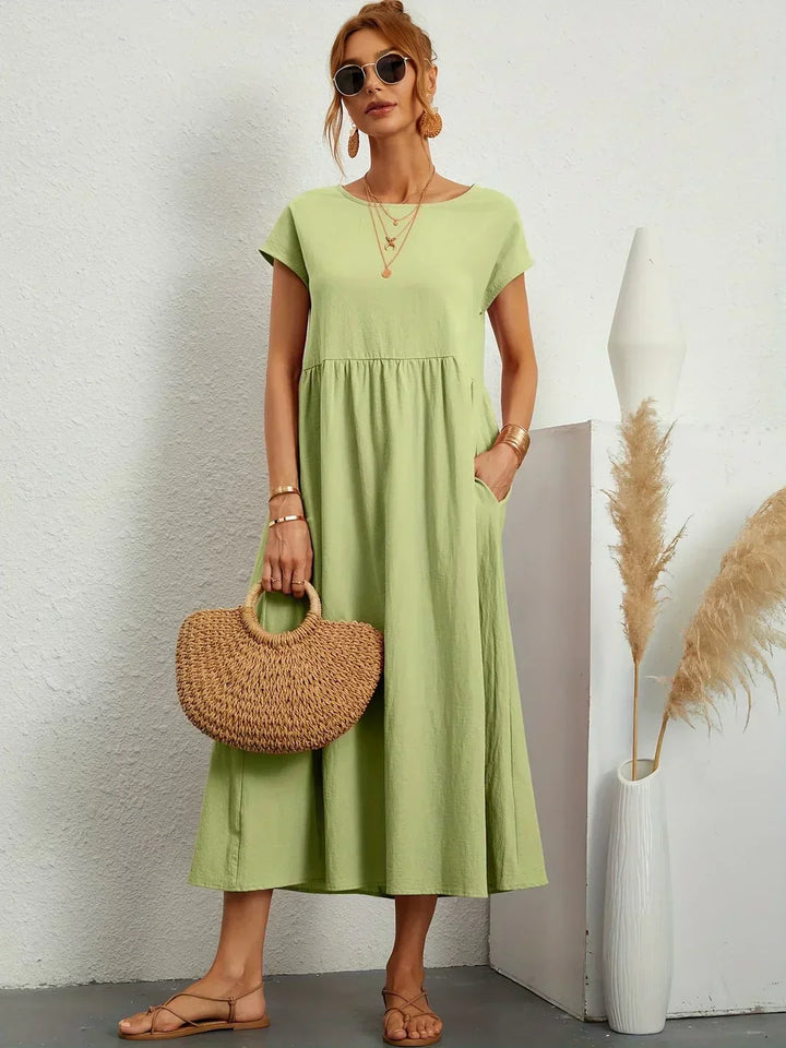 Gabrielle | Abito midi elegante dal design intramontabile