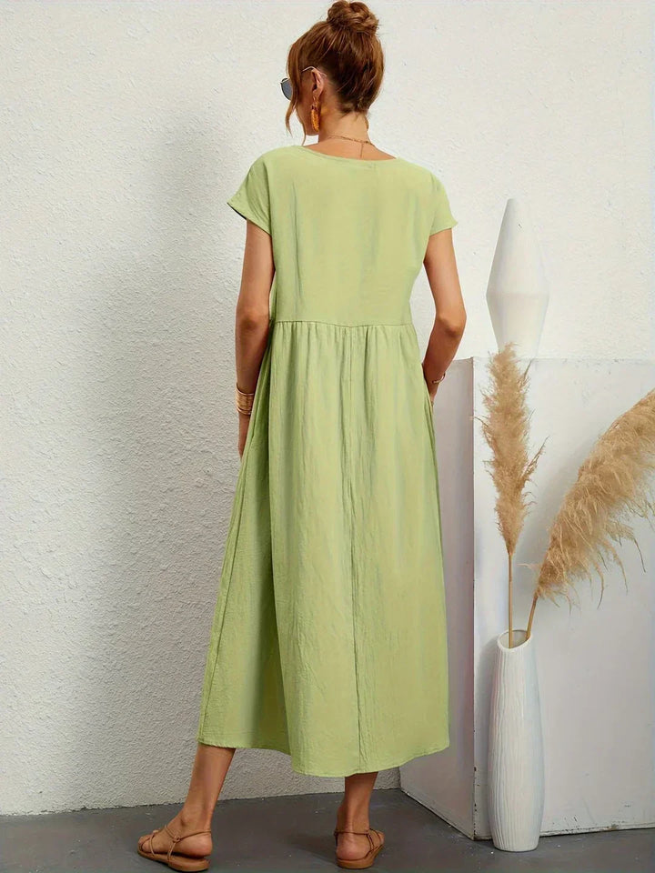 Gabrielle | Abito midi elegante dal design intramontabile