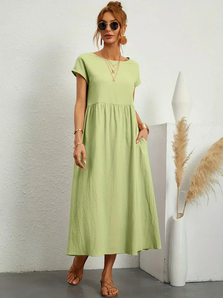 Gabrielle | Abito midi elegante dal design intramontabile