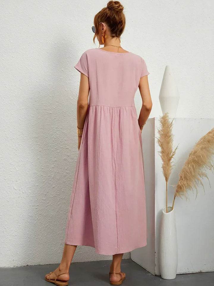 Gabrielle | Abito midi elegante dal design intramontabile