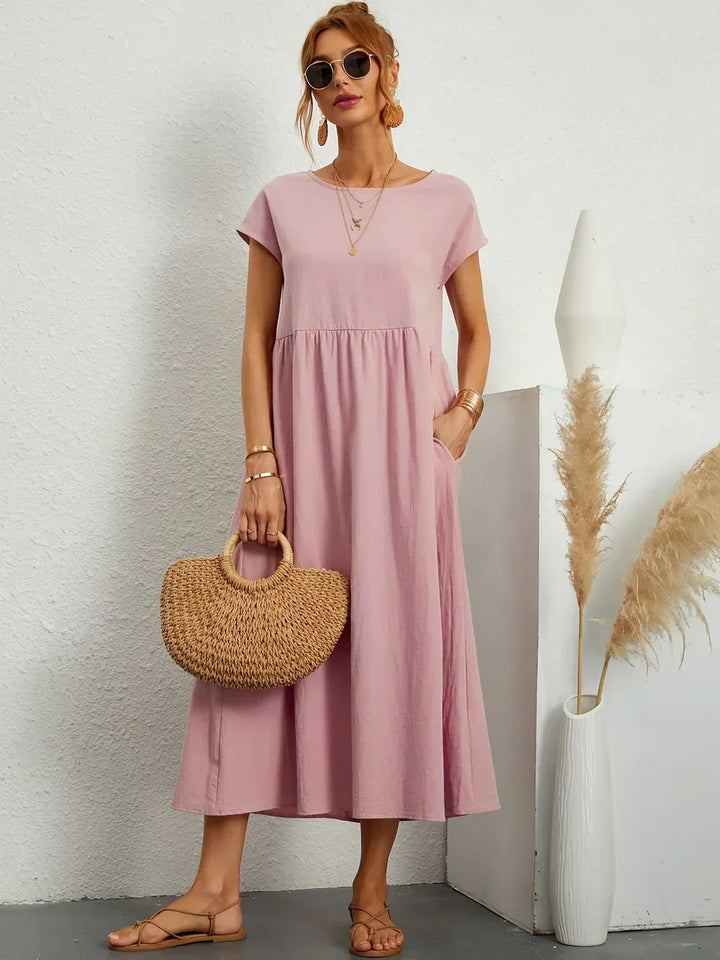 Gabrielle | Abito midi elegante dal design intramontabile