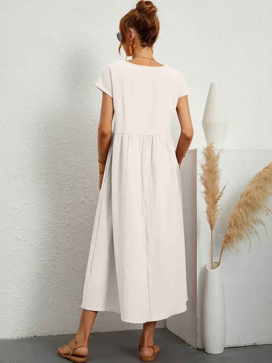 Gabrielle | Abito midi elegante dal design intramontabile