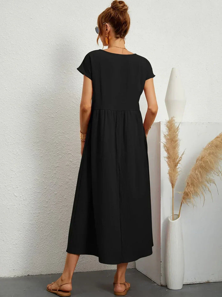 Gabrielle | Abito midi elegante dal design intramontabile