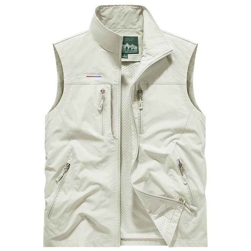 Vivo Stile | Gilet cargo traspirante con molteplici tasche