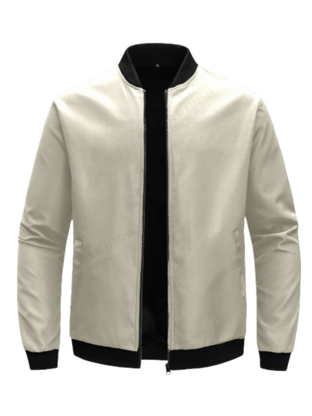 Vivo Stile | Giacca bomber slim da uomo, tinta unita e alla moda.