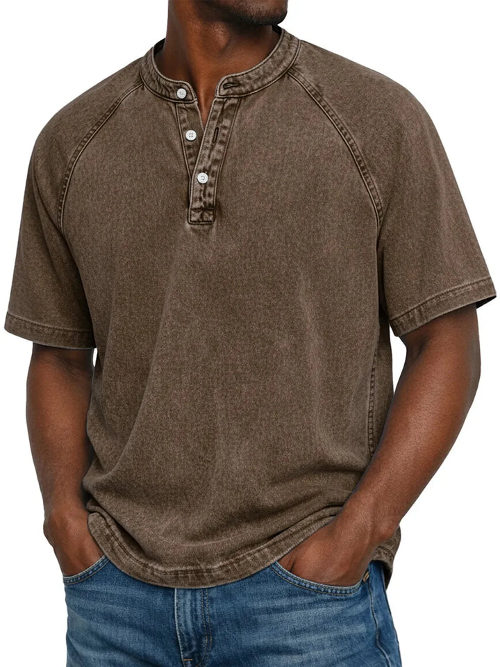 Vivo Stile | Camicia vintage da uomo con bottoni