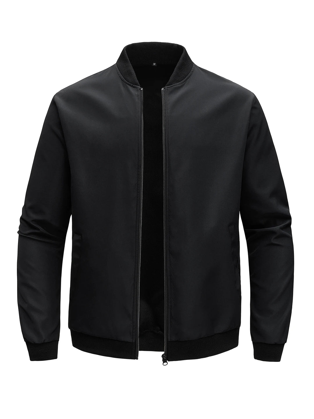 Vivo Stile | Giacca bomber slim da uomo, tinta unita e alla moda.