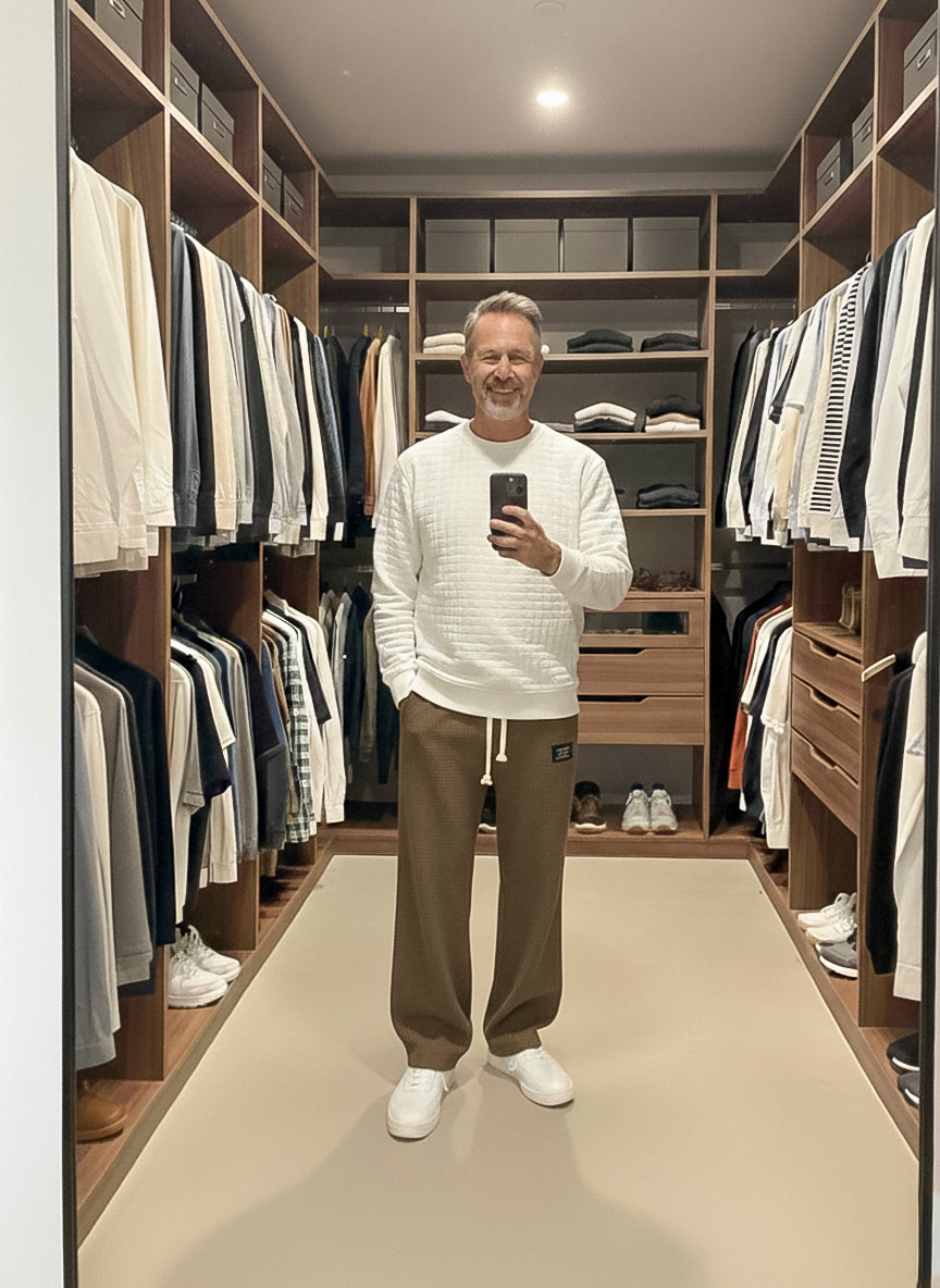 Samuel – Pantaloni comodi a gamba larga con vita regolabile
