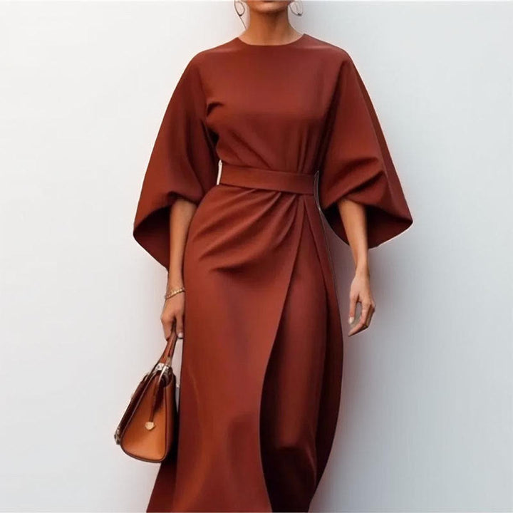 Katarzyna | Abito lungo con manica a kimono