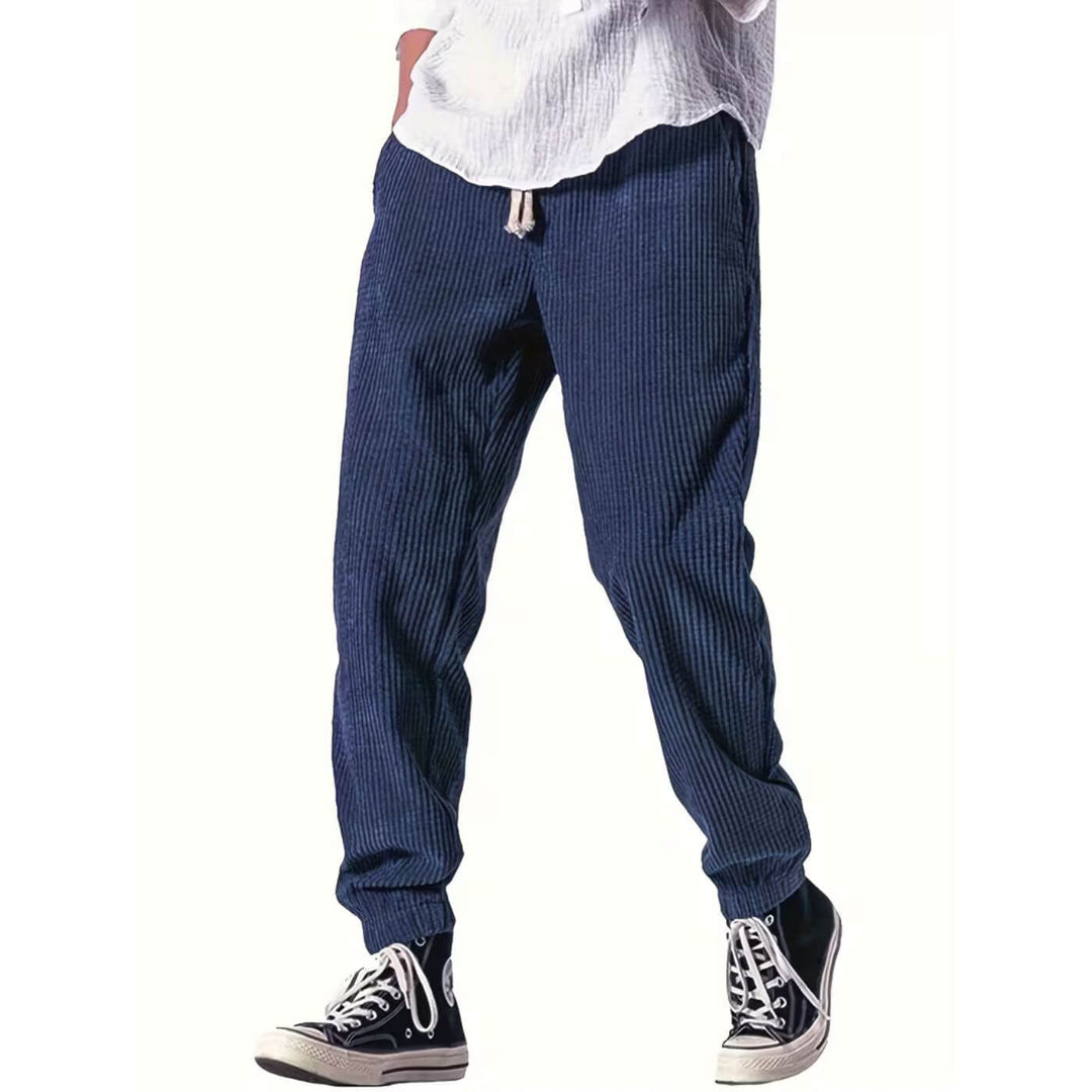 Sylvestre™ - Pantaloni in Velluto a Coste con Coulisse Regolabile