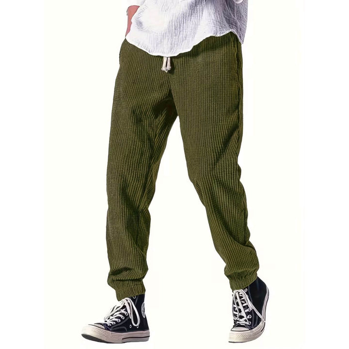 Sylvestre™ - Pantaloni in Velluto a Coste con Coulisse Regolabile