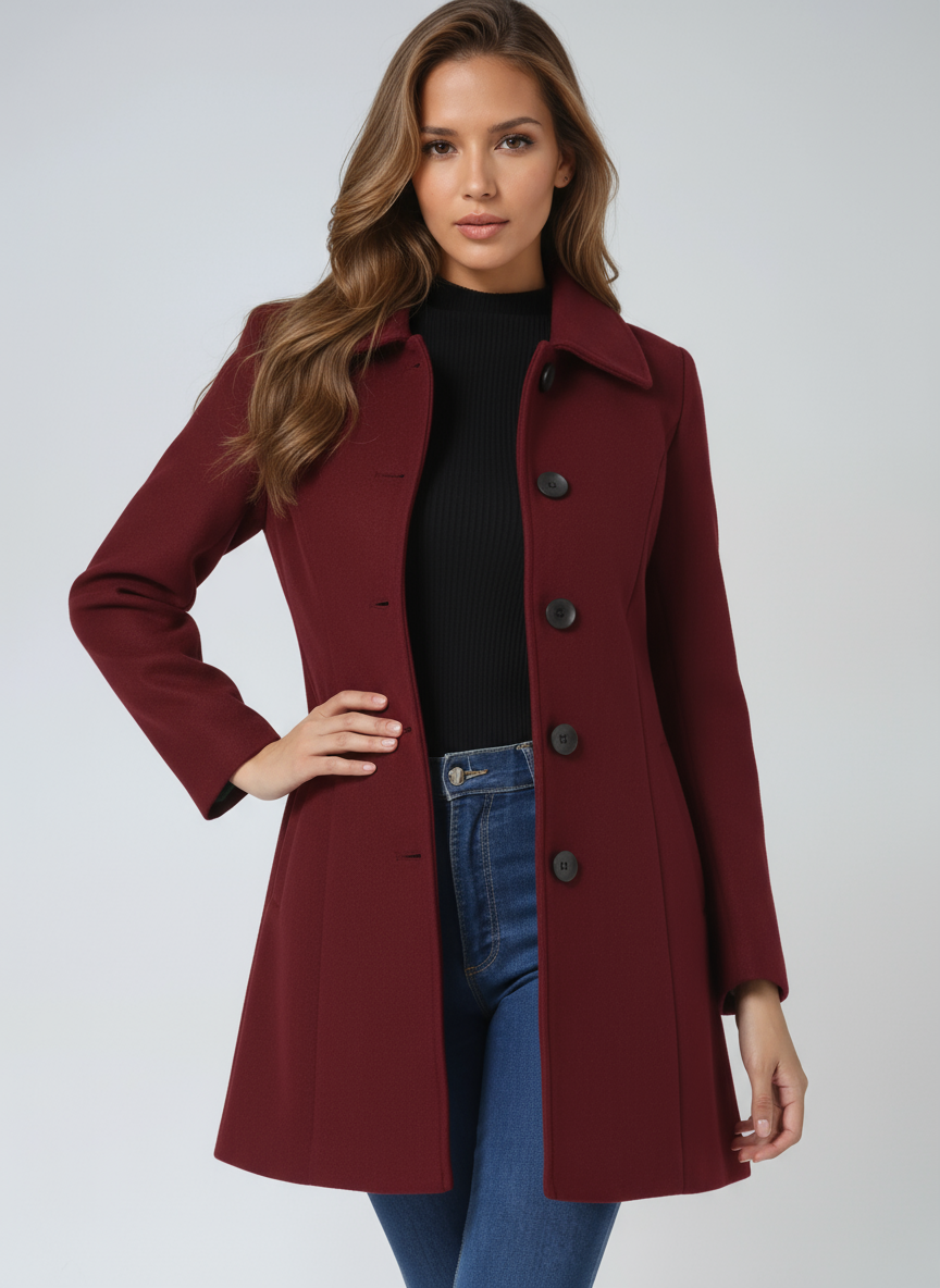Josephine | Cappotto invernale da donna monopetto