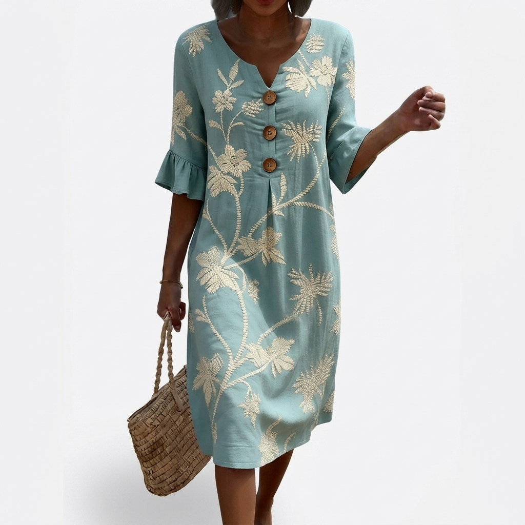 Vivo Stile | Abito casual da donna con stampa floreale