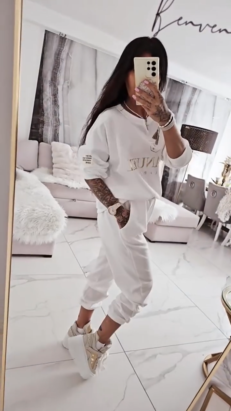 ⏳ Offerta a tempo limitato! ⏰ Set casual da donna, top stampato e pantaloni larghi