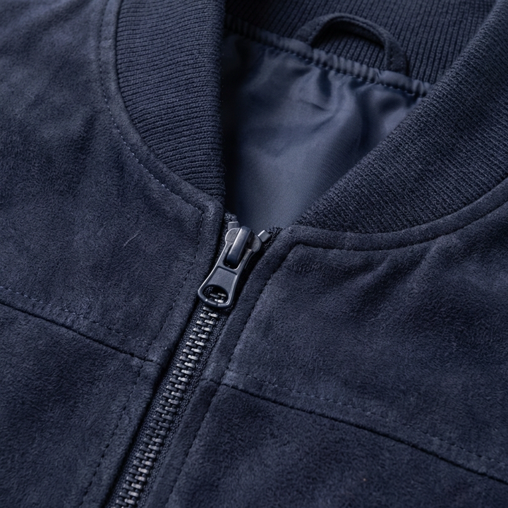 Vivo Stile | Bomber Uomo in Ecocamoscio
