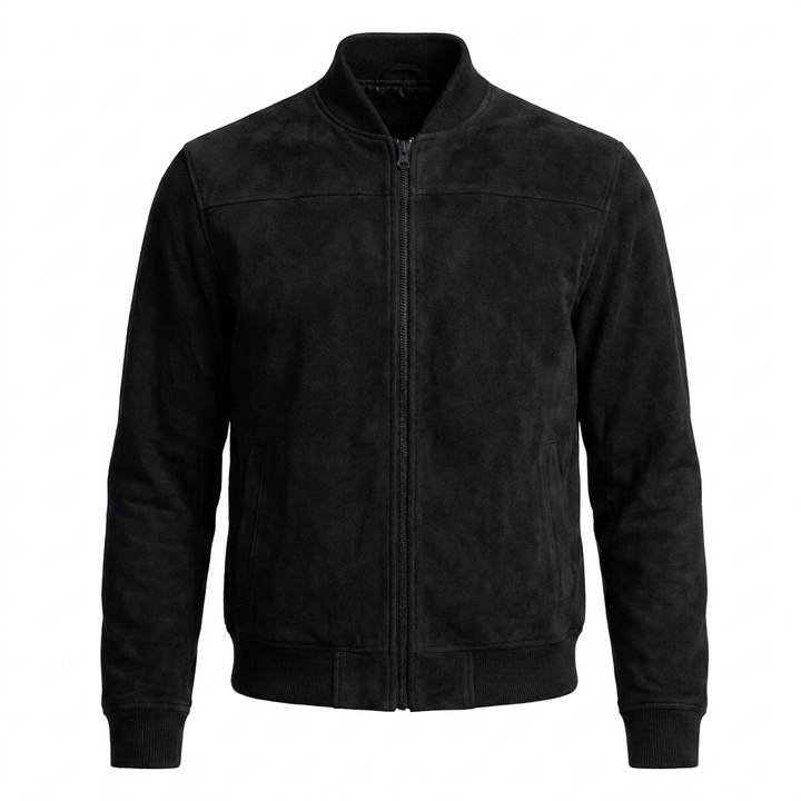 Vivo Stile | Bomber Uomo in Ecocamoscio