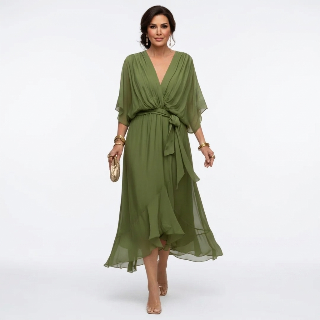 VivoStile | V-neck dress