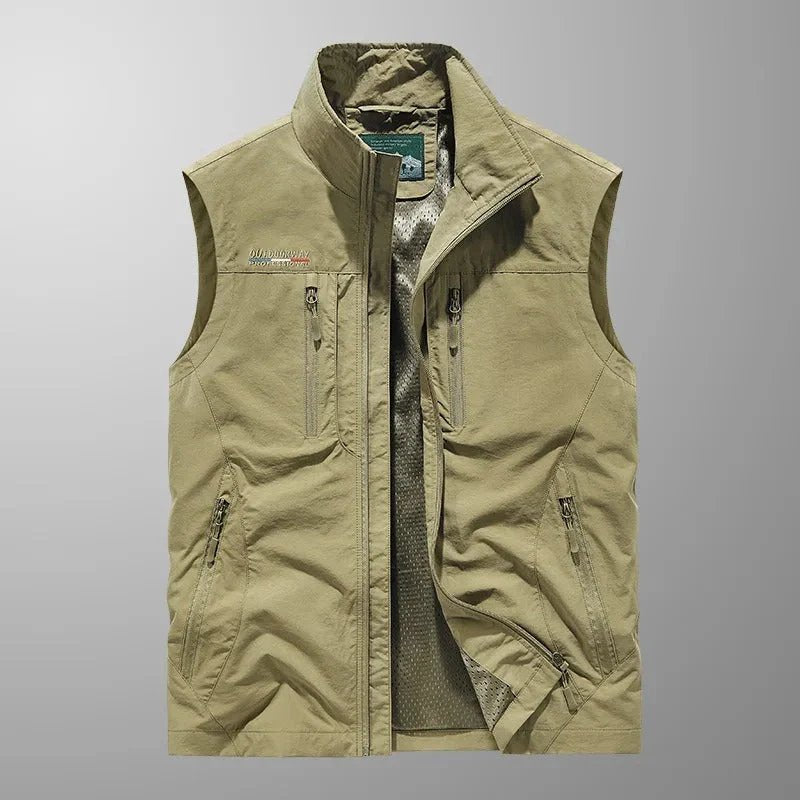Vivo Stile | Gilet cargo traspirante con molteplici tasche