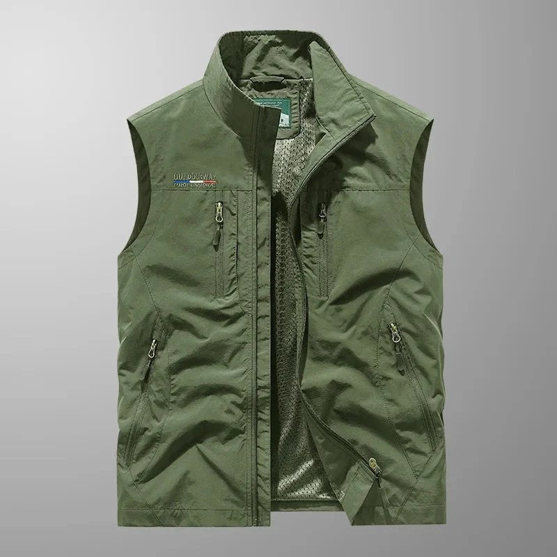 Vivo Stile | Gilet cargo traspirante con molteplici tasche