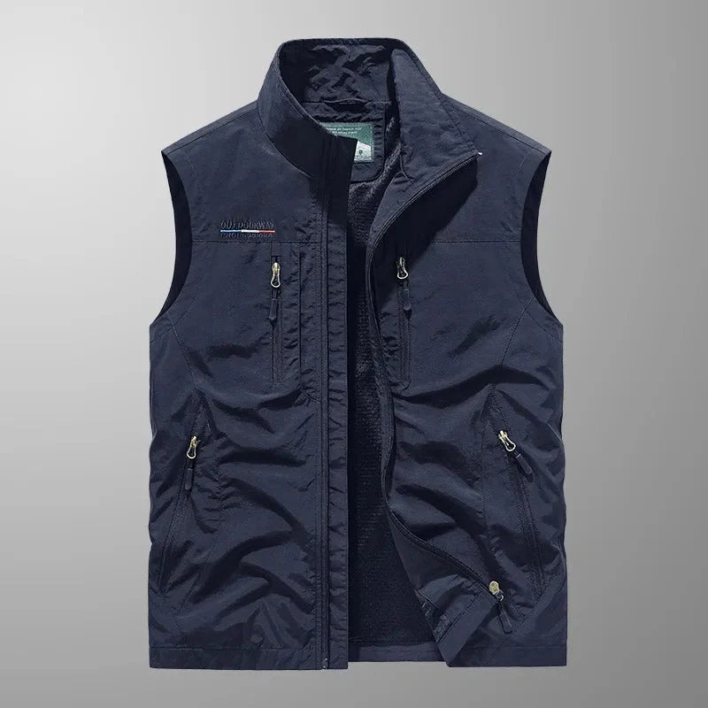 Vivo Stile | Gilet cargo traspirante con molteplici tasche