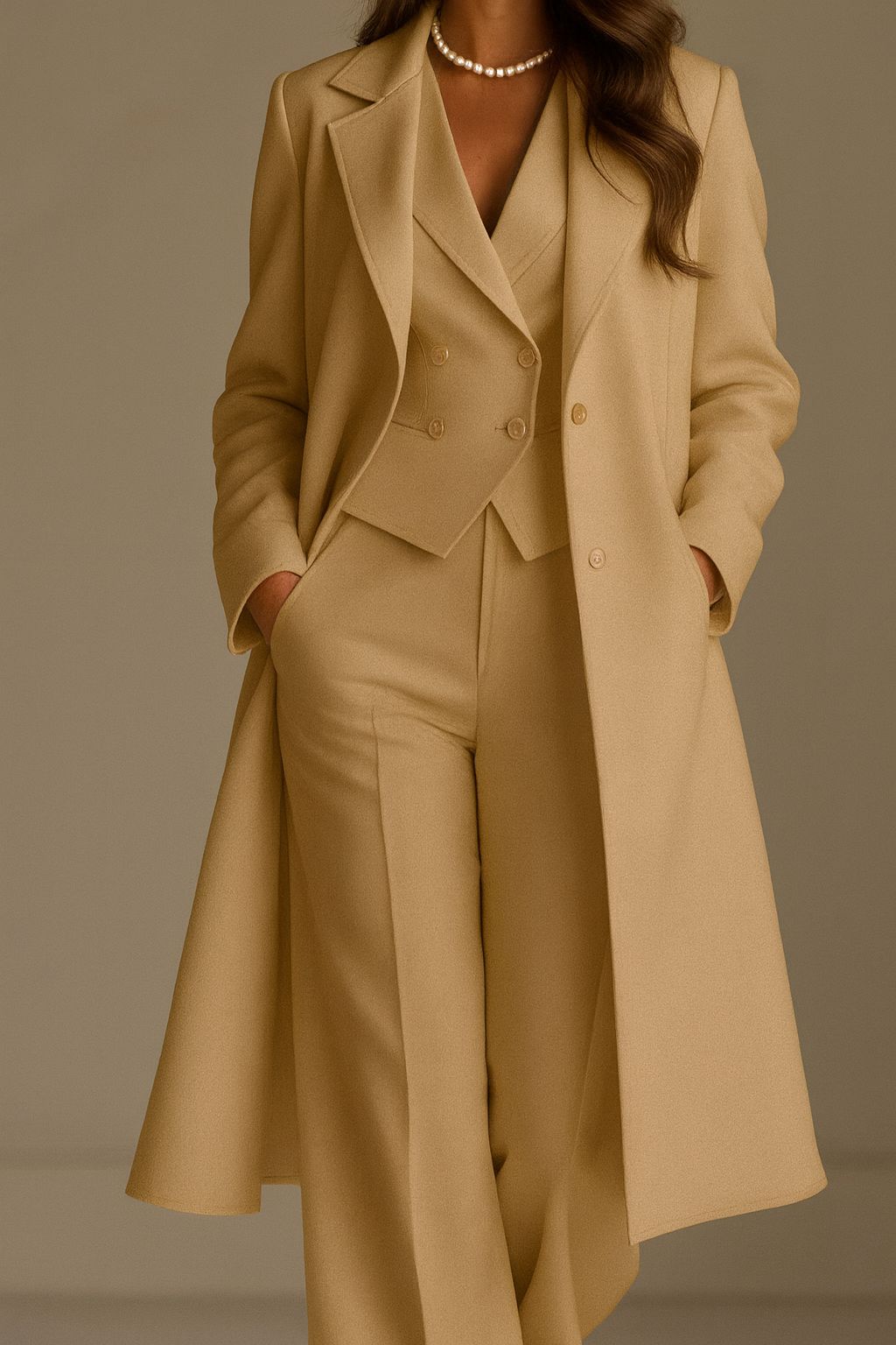 VivoStile | Coordinato Mavi Capotto+ Tailleur completo