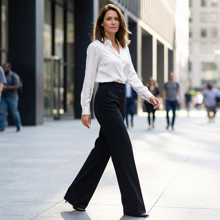 ⌛ Solo 3 giorni – 50% di sconto su tutto! ⏰Pantaloni sartoriali a vita alta da donna